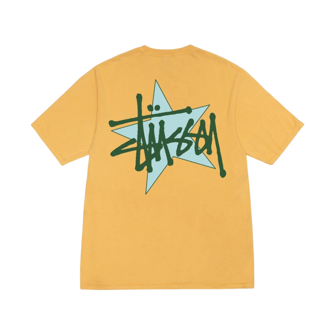 스투시 스타 피그먼트 다이드 티셔츠 허니(Stussy Star Pigment Dyed T-Shirt Honey) - 1