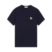 Maison Kitsune Chillax Fox Patch Classic T-Shirt Navy