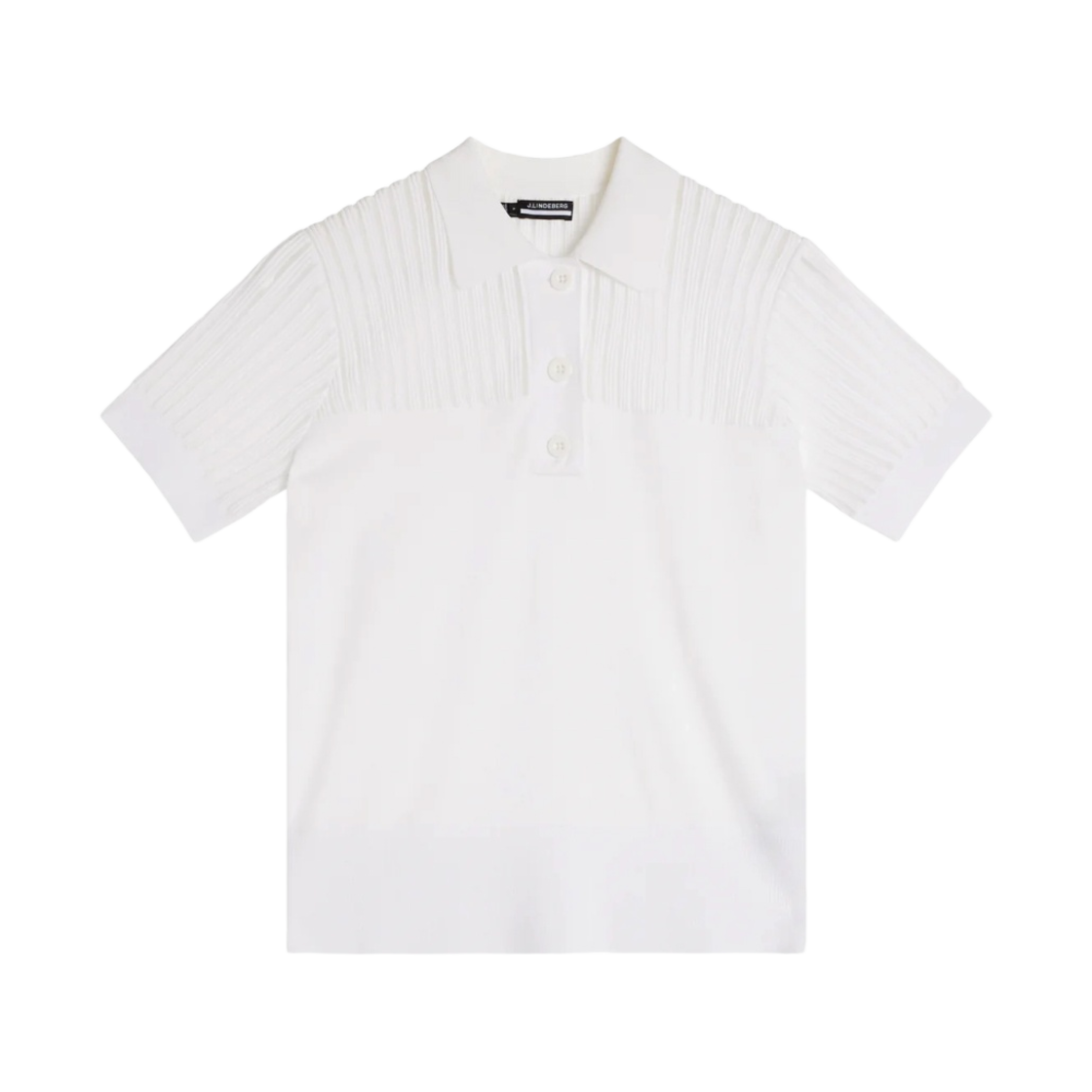 AWKW08423-0000 (W) J.Lindeberg Zeta Knitted Shirt White