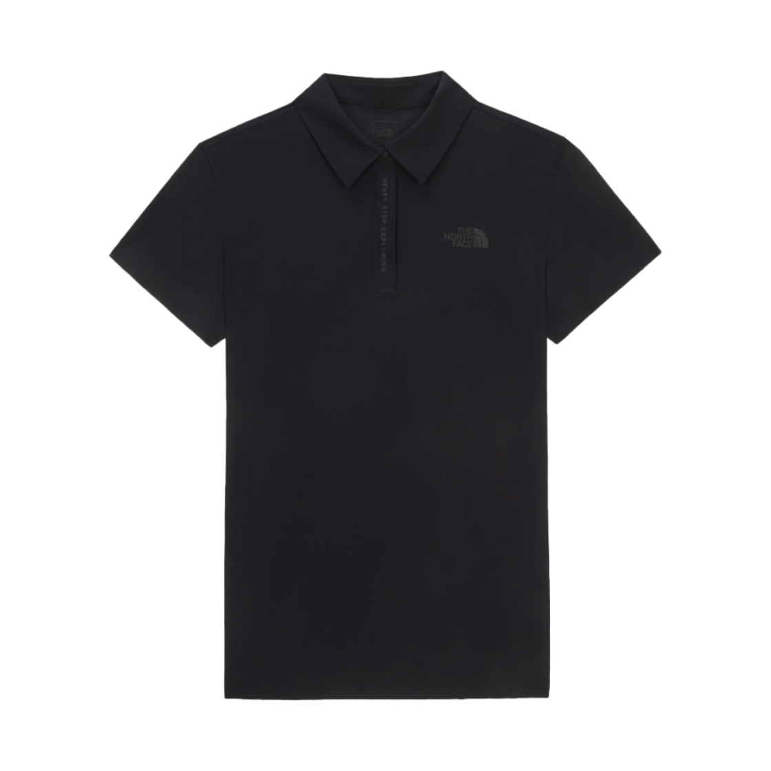 NT7PR32A (W) The North Face Ice Green S/S Polo Black - 25SS