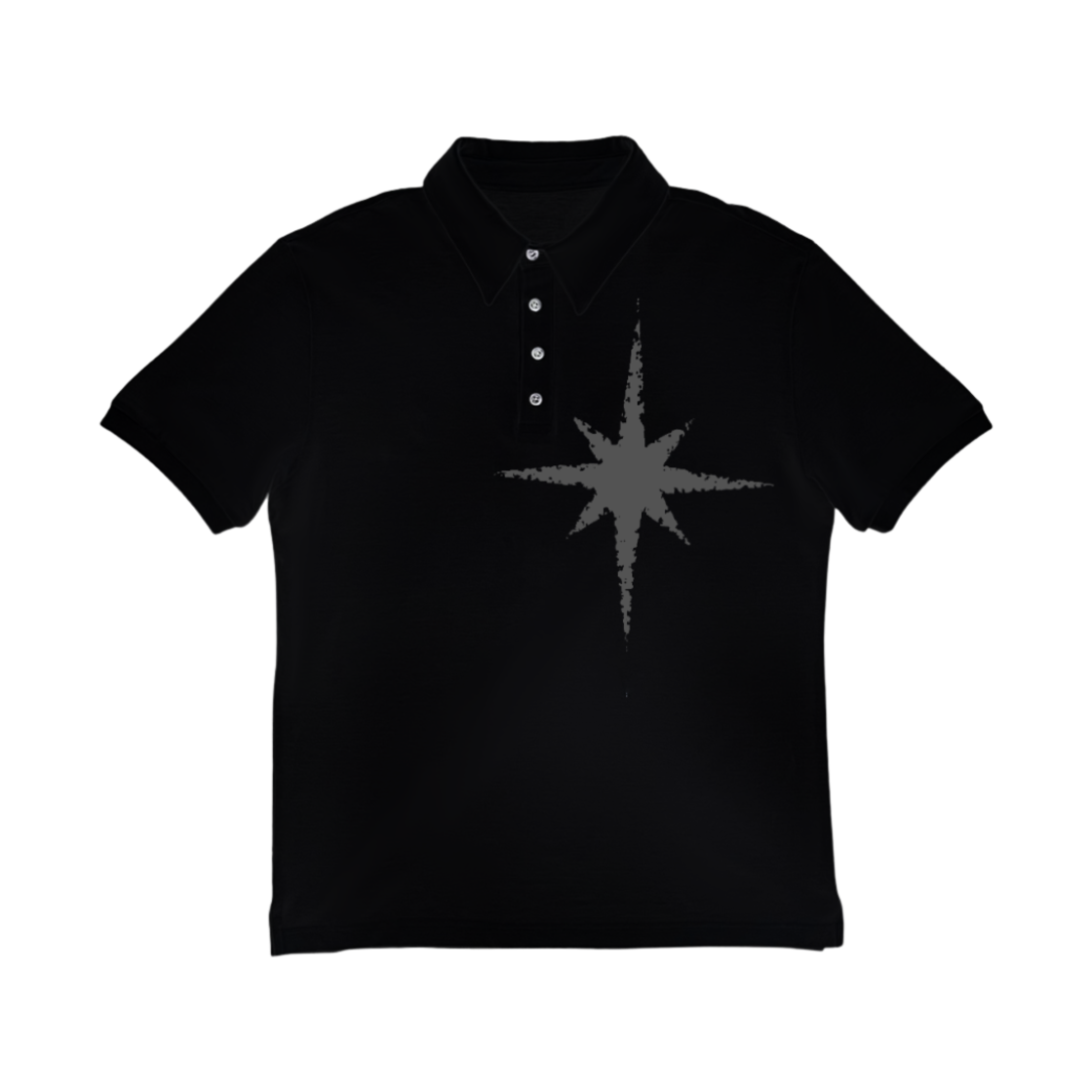 SM00001 Smokeastar Smoke U Polo  Black - 대표 이미지 #1