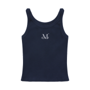 MUCENT Back Detail Signature Sleeveless Navy
