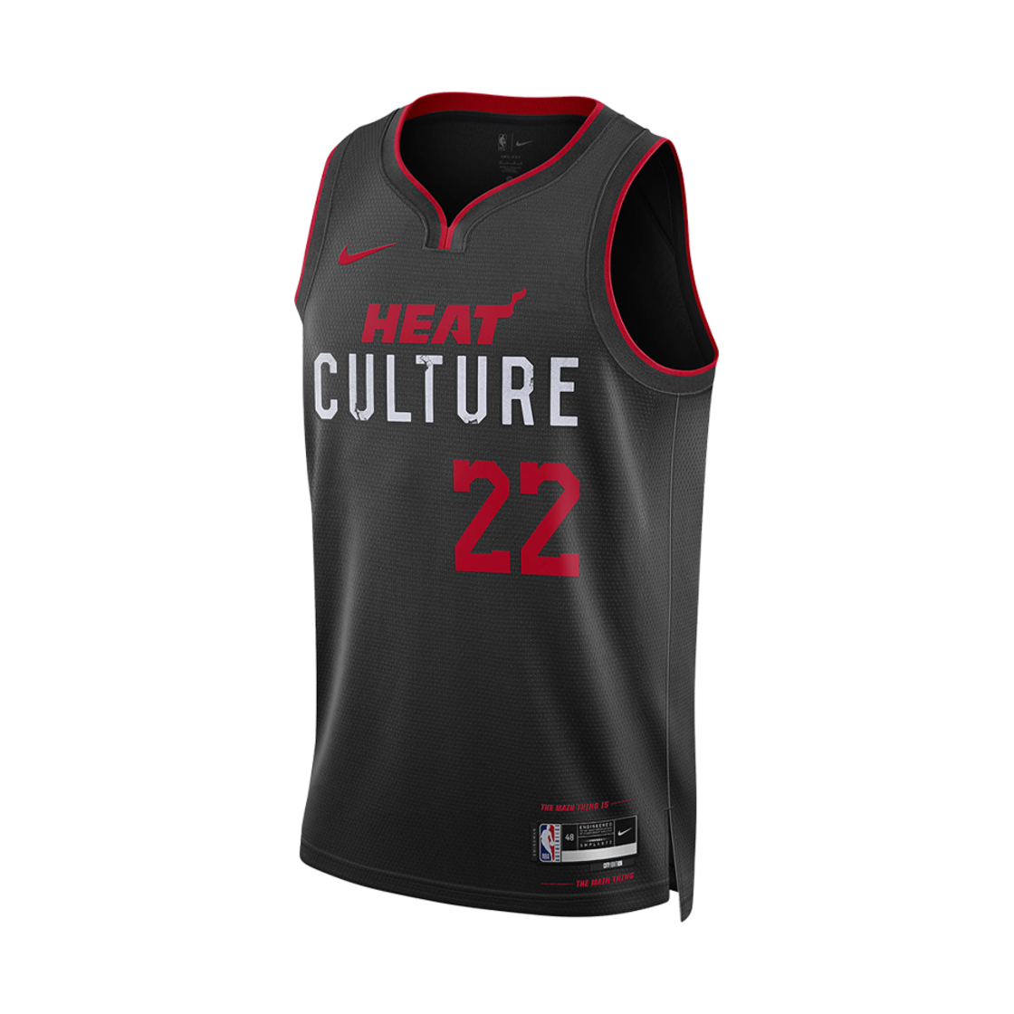 나이키 지미 버틀러 마이애미 히트 에디션 2023/24 NBA 스윙맨 저지 블랙(Nike Jimmy Butler Miami Heat Edition 2023/24 NBA Swingman Jersey Black)