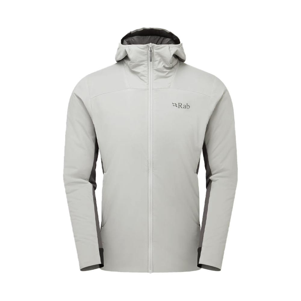 RABQIP410LZNSML Rab Xenair Alpine Flex Jacket Light Zinc