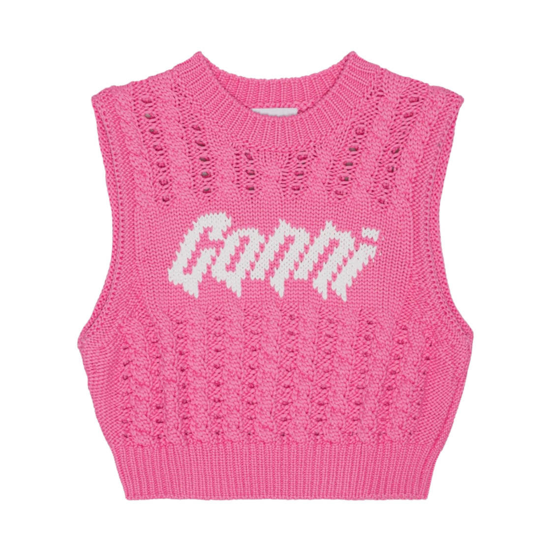 (W) 가니 로프 크롭 베스트 봉봉