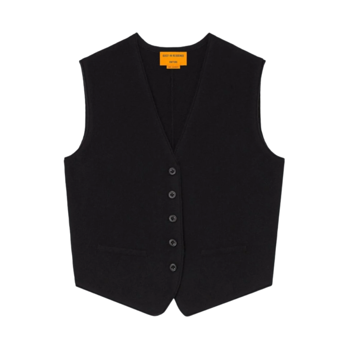 (W) 게스트 인 레지던스 테일러드 베스트 블랙((W) Guest In Residence Tailored Vest Black)
