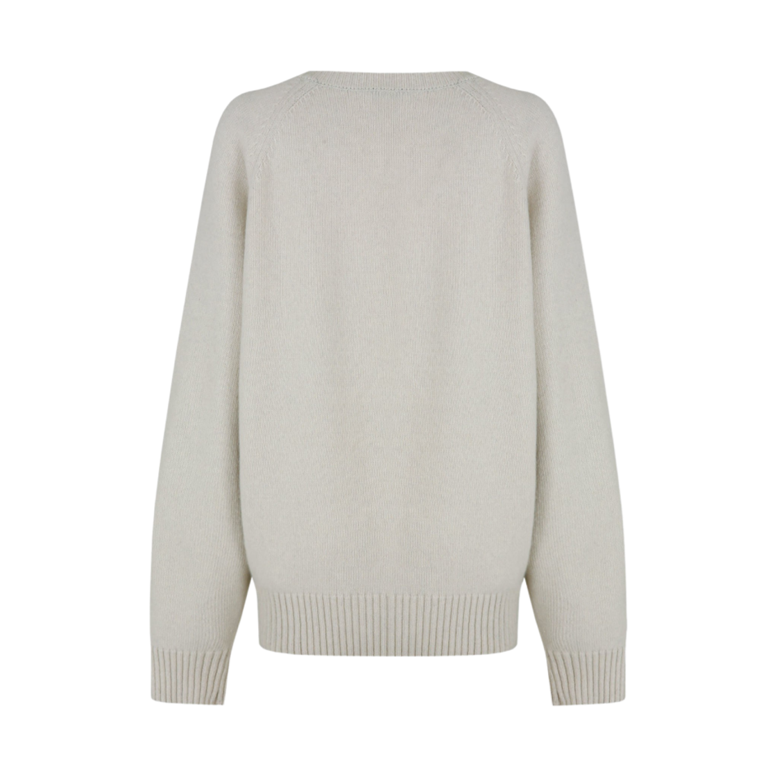 (W) 아비에무아 브이넥 울 캐시미어 스웨터 베이지((W) Aviemuah V-Neck Wool Cashmere Sweater Beige) - 2