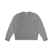 STU Casentino V-Neck Knit Grey
