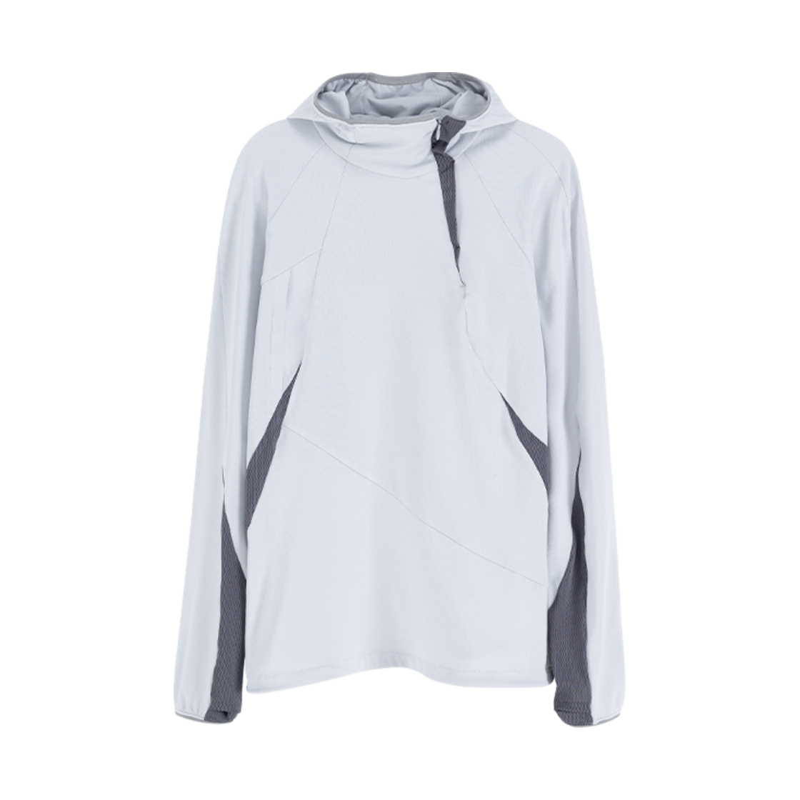 KY25SPSLT03 Kiyoi Balaclava Mesh Hoodie Grey