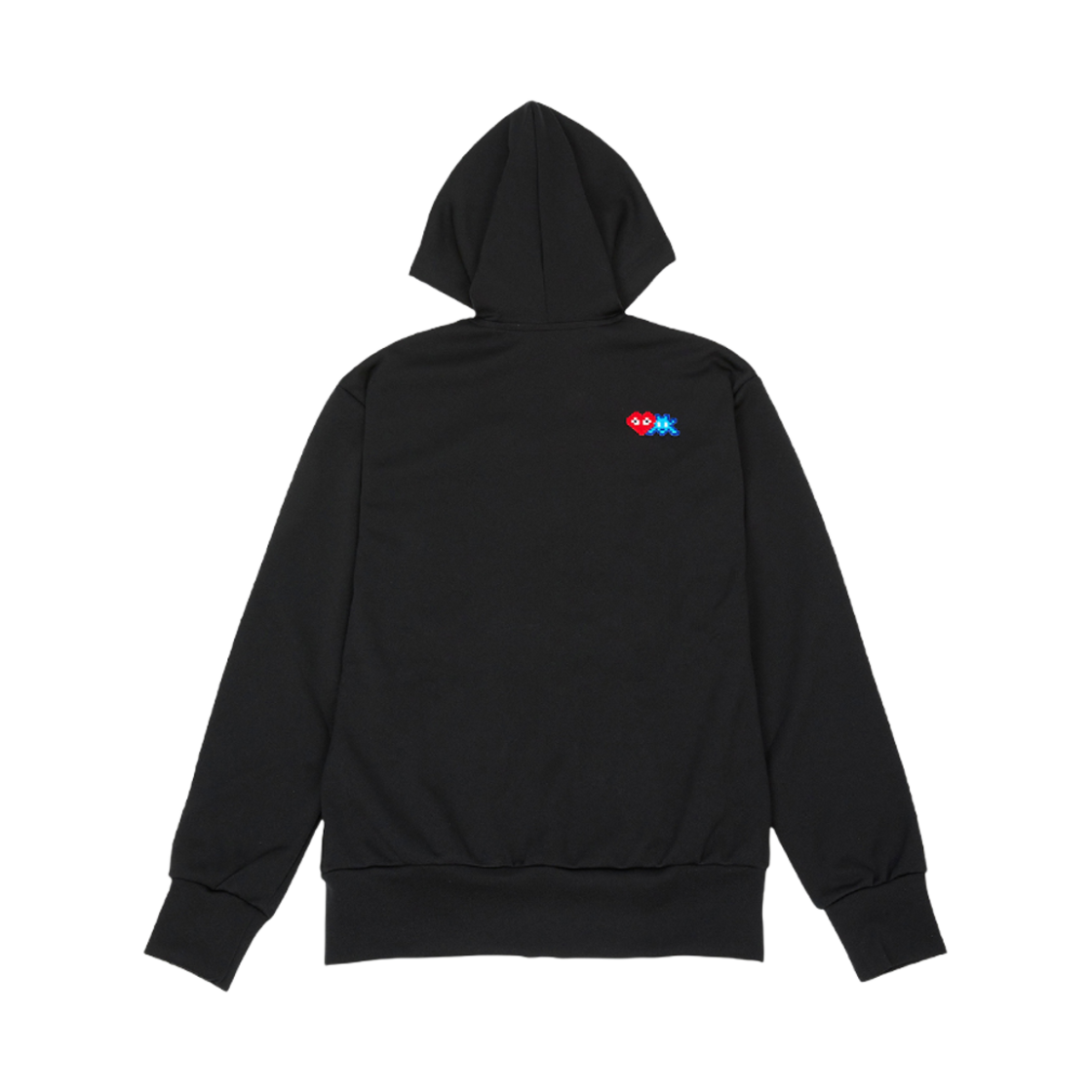 [20% 쿠폰] 꼼데가르송 X 인베이더 더블와펜 후드 집업 블랙([20% 쿠폰] Comme Des Garcons X Invader Doublewappen Hood Zip Up Black) - 1