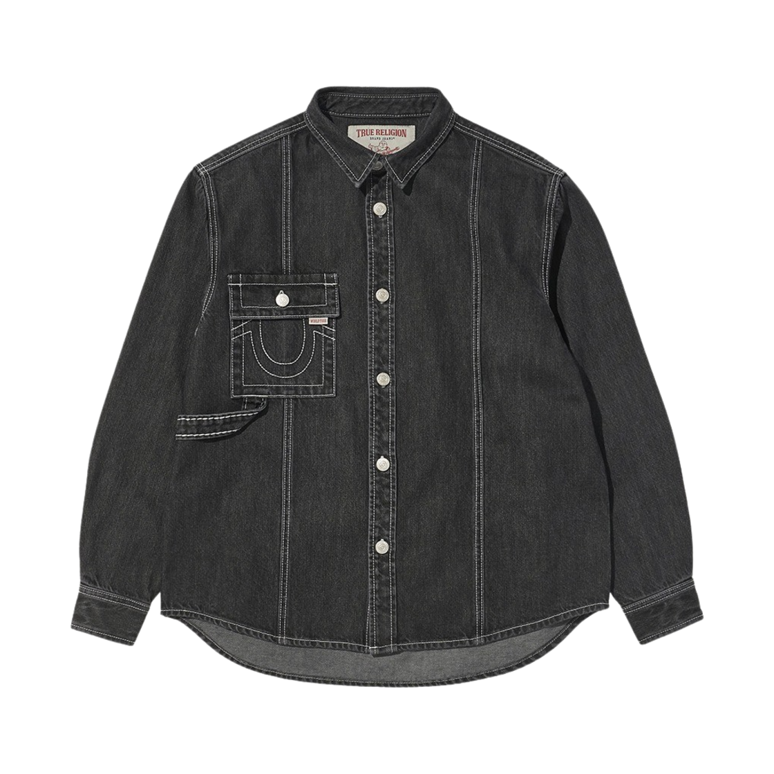 트루릴리젼 데님 필드 셔츠 블랙(True Religion Denim Field Shirts Black)