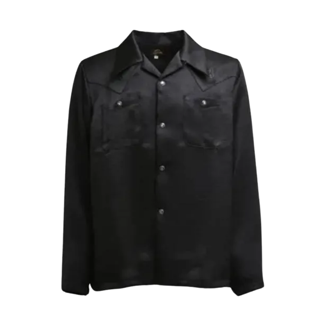 OT200 Needles Cowboy Satin Shirt Black
