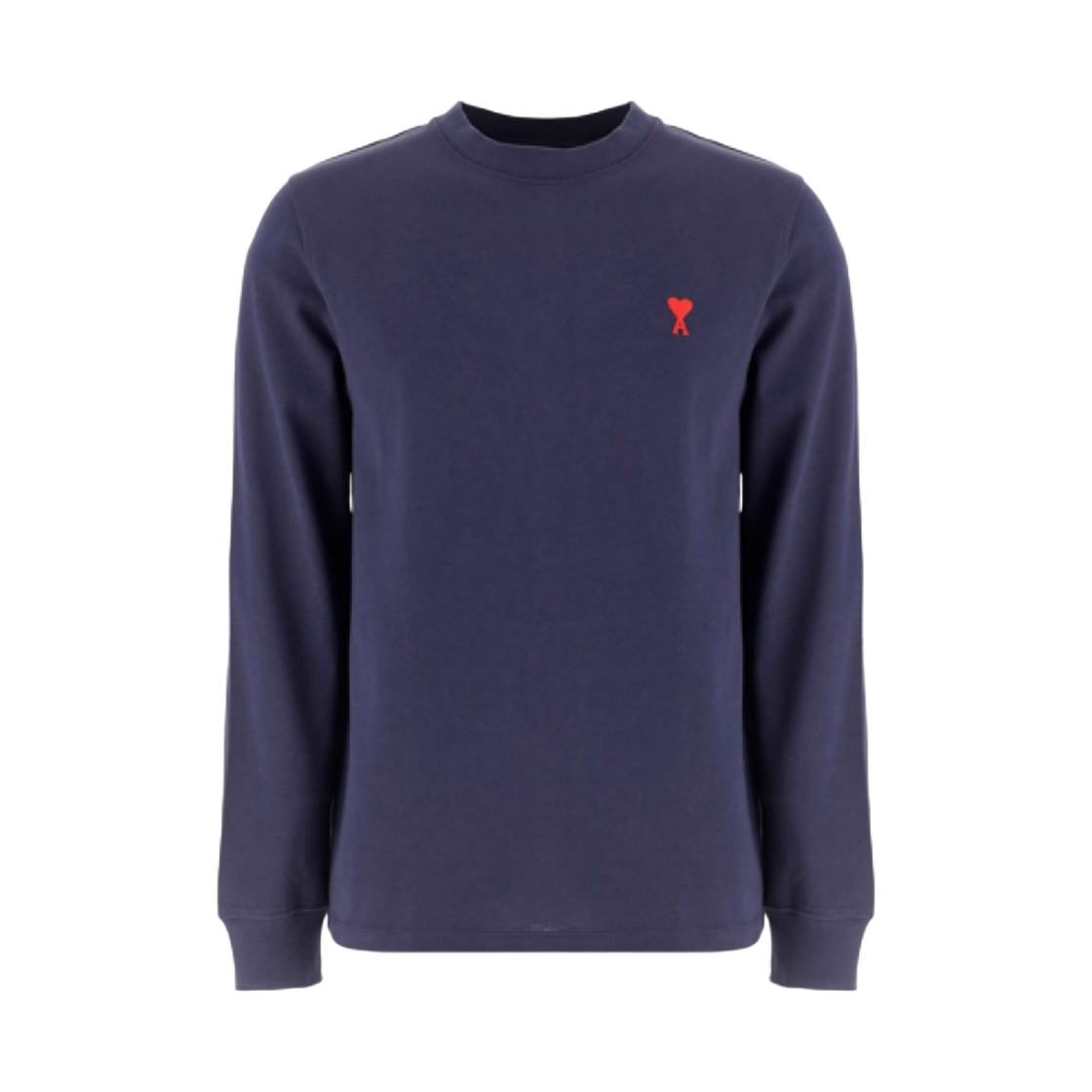 아미 스몰 하트 로고 롱슬리브 티셔츠 블랙 - 21FW | AMI | KREAM