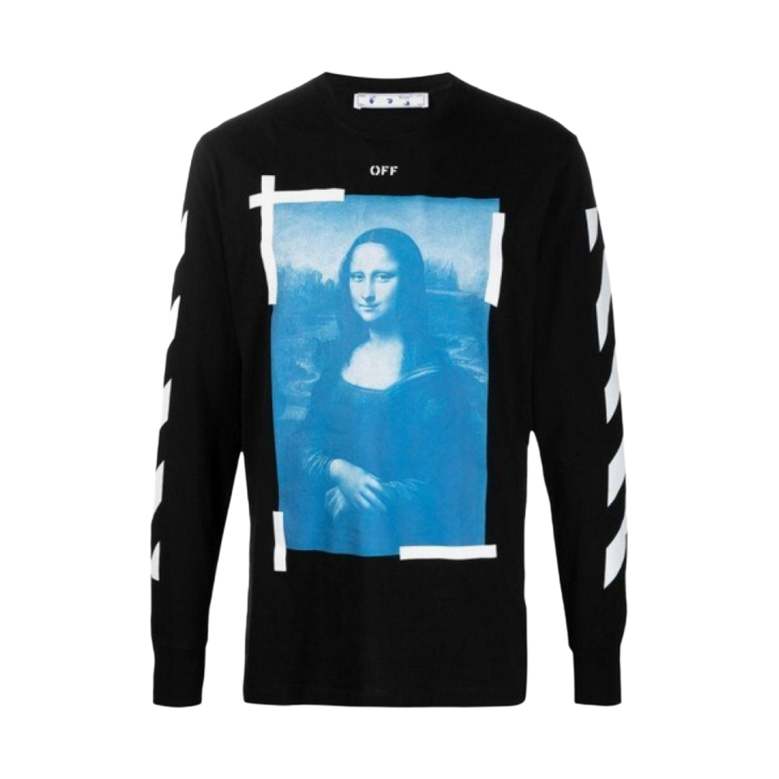 오프화이트 모나리자 애로우 슬림 롱슬리브 티셔츠 블랙(Off-White Monalisa Arrow Slim L/S T-Shirt Black) - 1