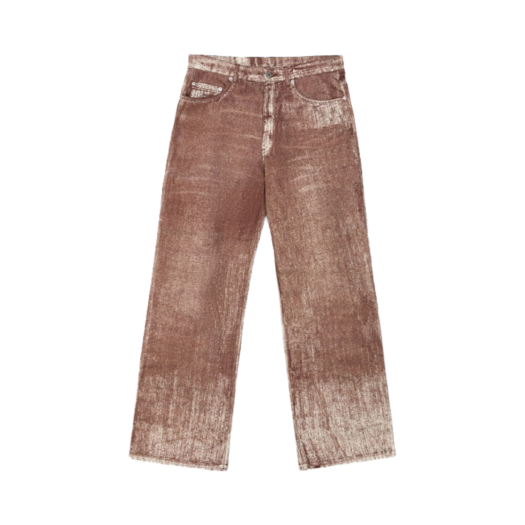 AU00022-003 CAMPER LAB Paint Denim Jeans Terracotta