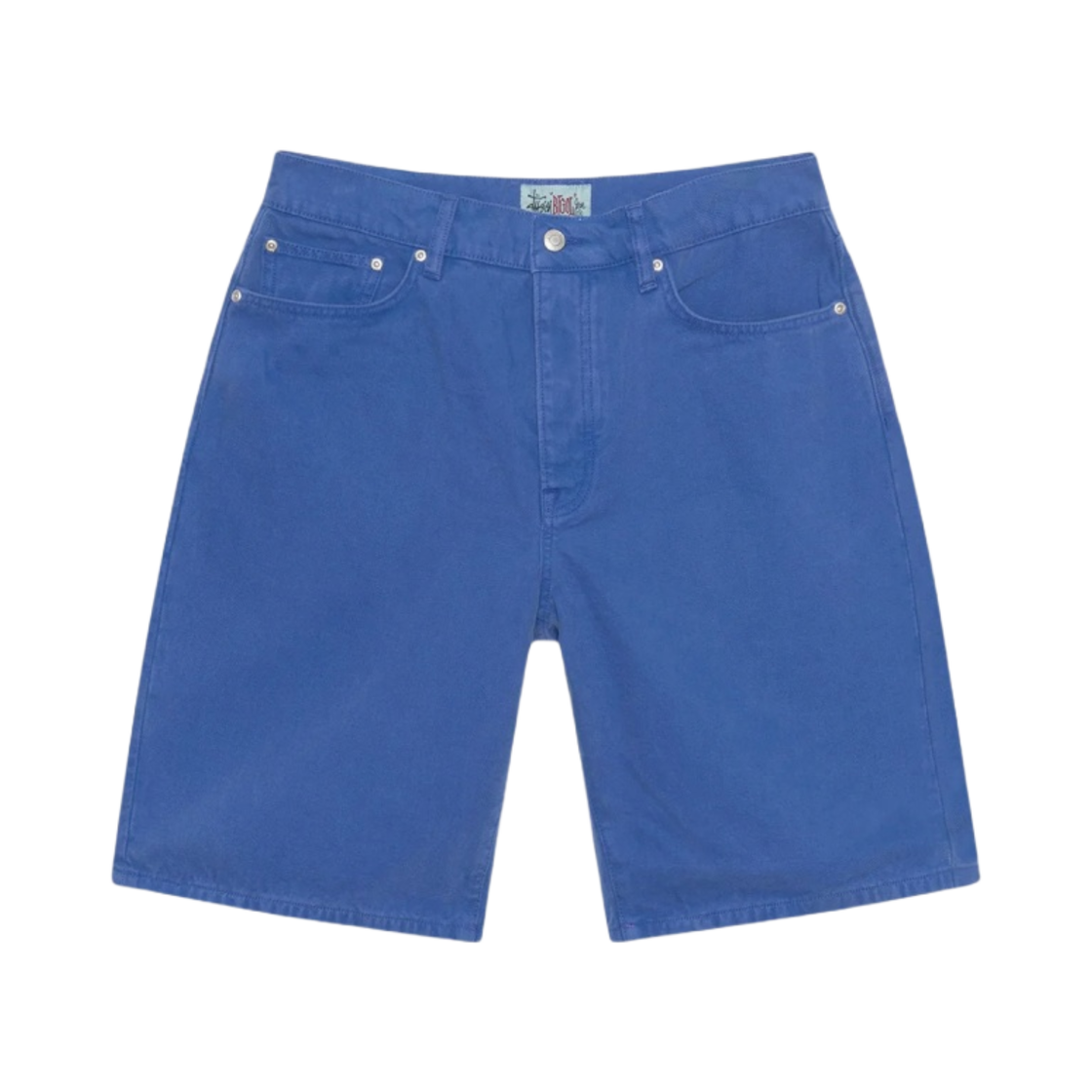 112277 Stussy Washed Canvas Big OL' Shorts Baja Blue