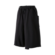 ROARINGRAD Unbalance Sweat Bermuda Pants Black