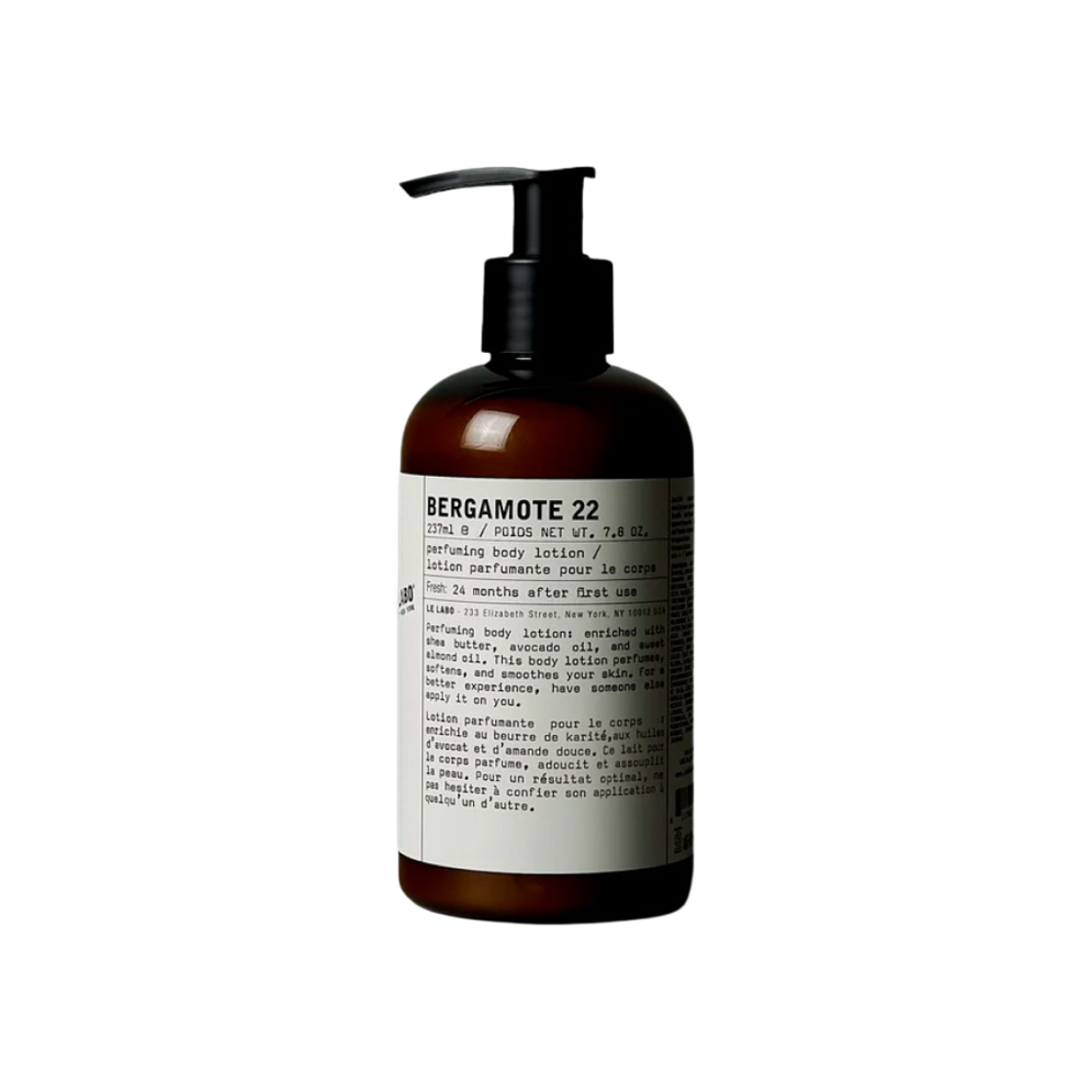 르라보 베르가못 22 퍼퓨밍 바디 로션 237ml(Le Labo Bergamote 22 Perfuming Body Lotion 237ml)