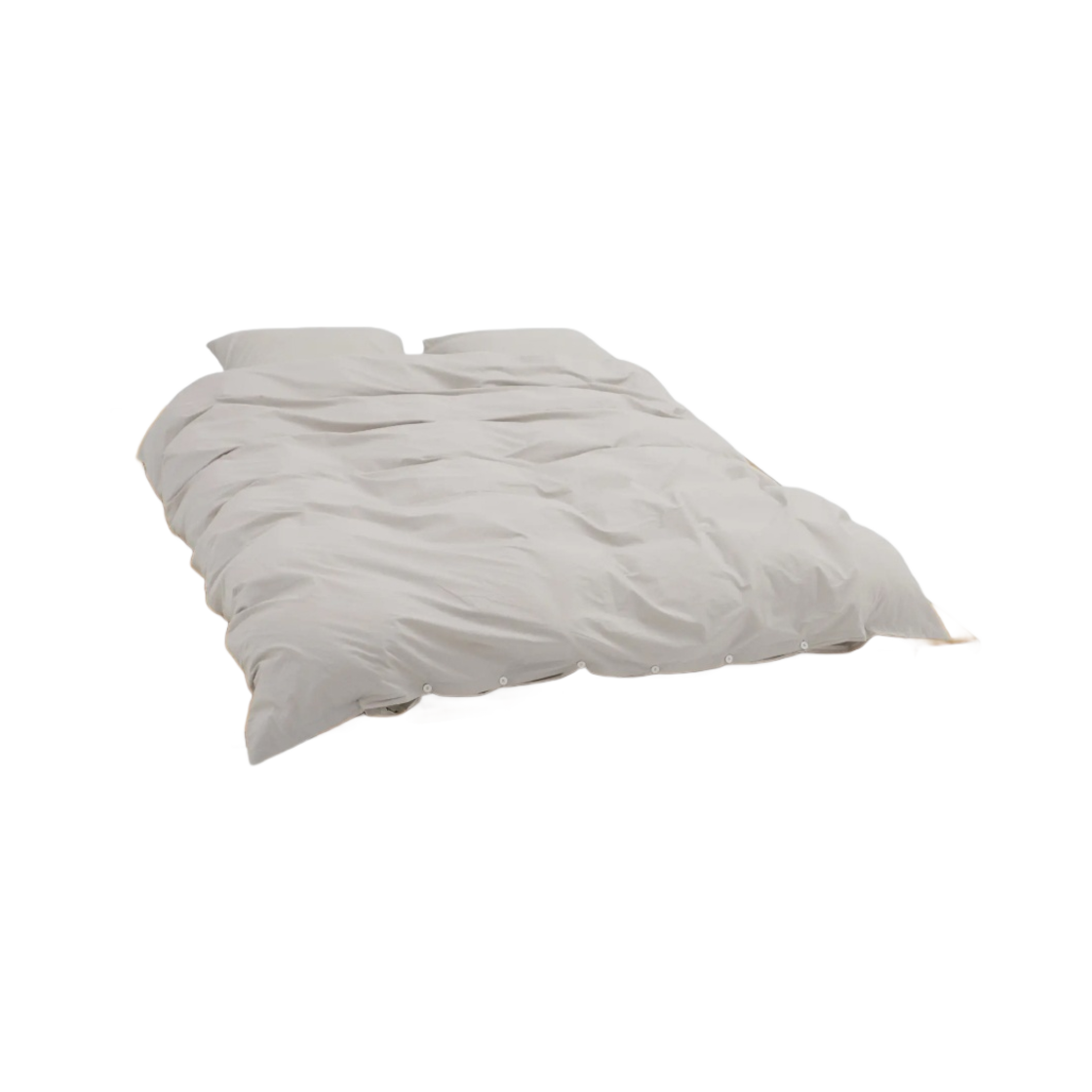 테클라 퍼케일 베딩 듀벳 커버 소프트 그레이(Tekla Percale Bedding Duvet Cover Soft Grey) - 2