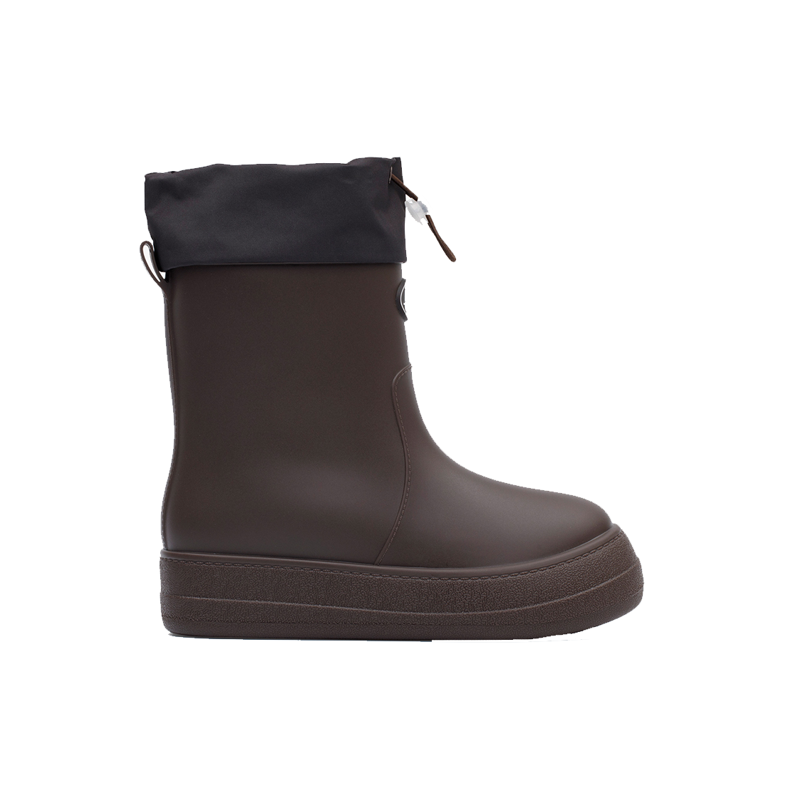 RECLOW Re-Rain Shirring Boots Choco RECLOW Re-Rain Shirring Boots Choco