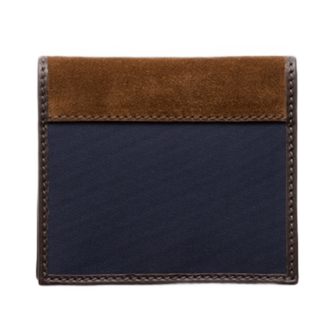 프라다 리나일론 앤 레더 월렛 블루 커피(Prada Re-Nylon and Leather Wallet Blue Coffee) - 2