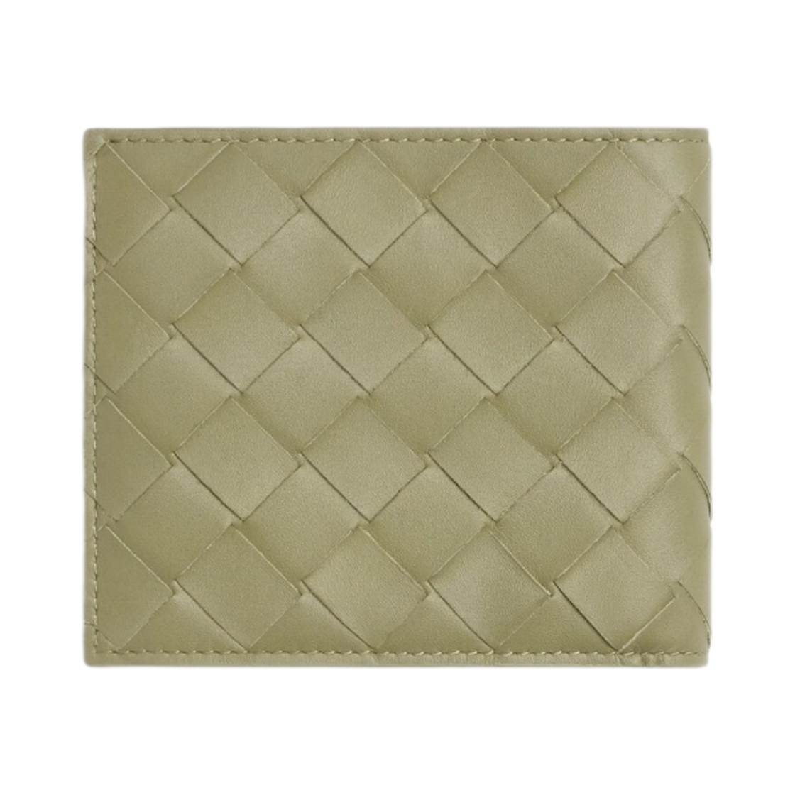보테가 베네타 인트레치아토 반지갑 트래버틴(Bottega Veneta Intrecciato Bi-Fold Wallet Travertine) - 3
