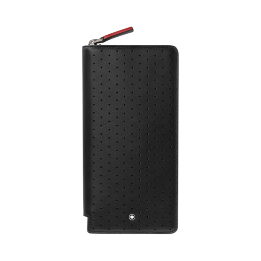 Montblanc Vertical 12cc Zip Around Wallet Black