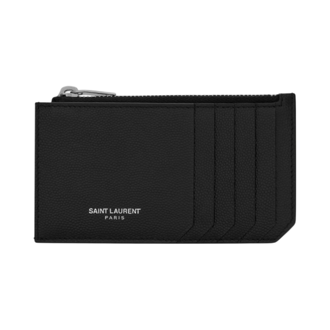 생로랑 지퍼 카드 케이스 블랙(Saint Laurent Zipped Card Case Black)