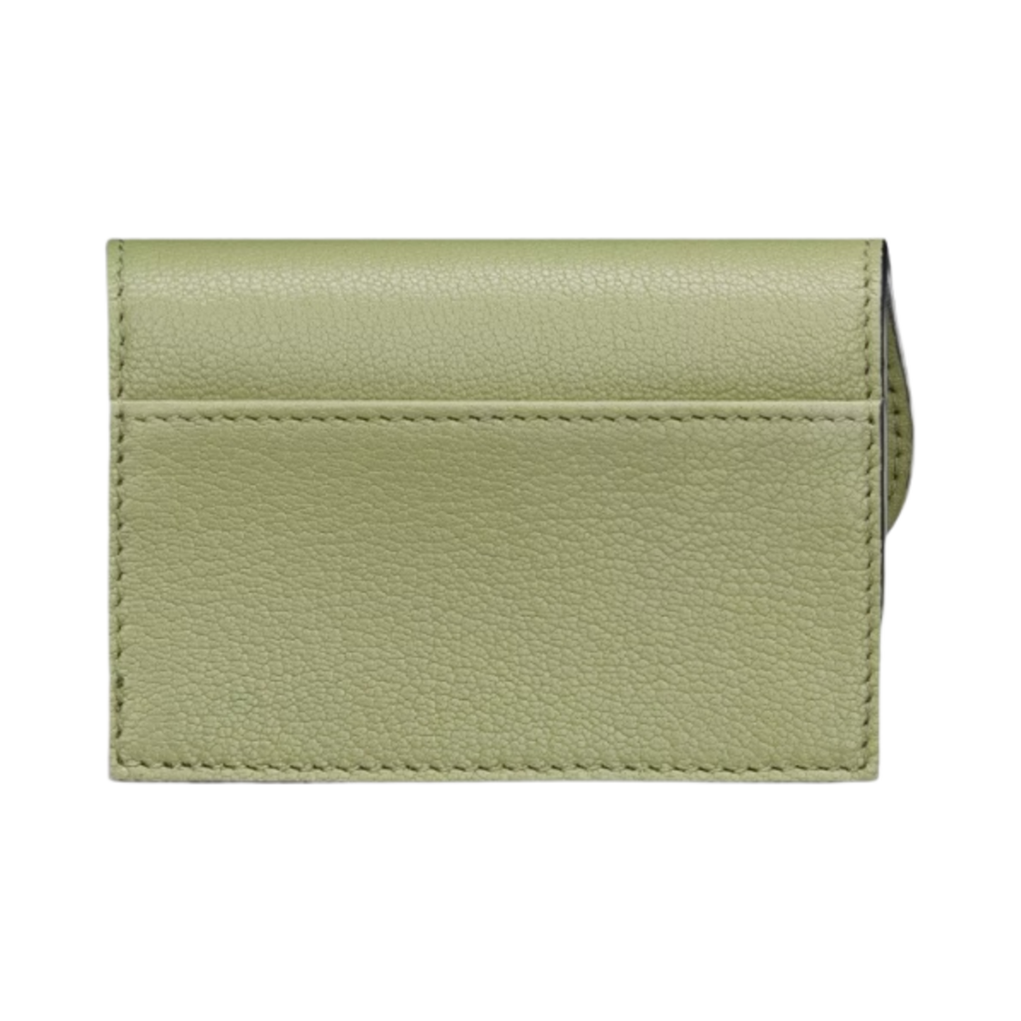 디올 고트스킨 새들 플랩 카드 홀더 이터리얼 그린(Dior Goatskin Saddle Flap Card Holder Ethereal Green) - 2
