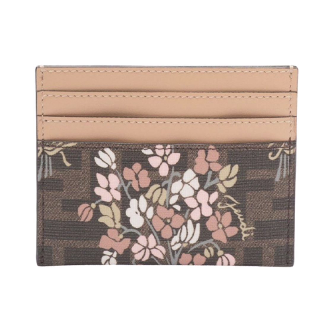 펜디 로마 카드 케이스 브라운