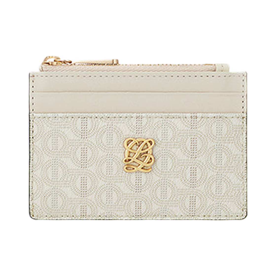 루이까또즈 뉴 모노그램 지퍼 카드홀더 아이보리(Louis Quatorze New Monogram Zipped Cardholder Ivory)