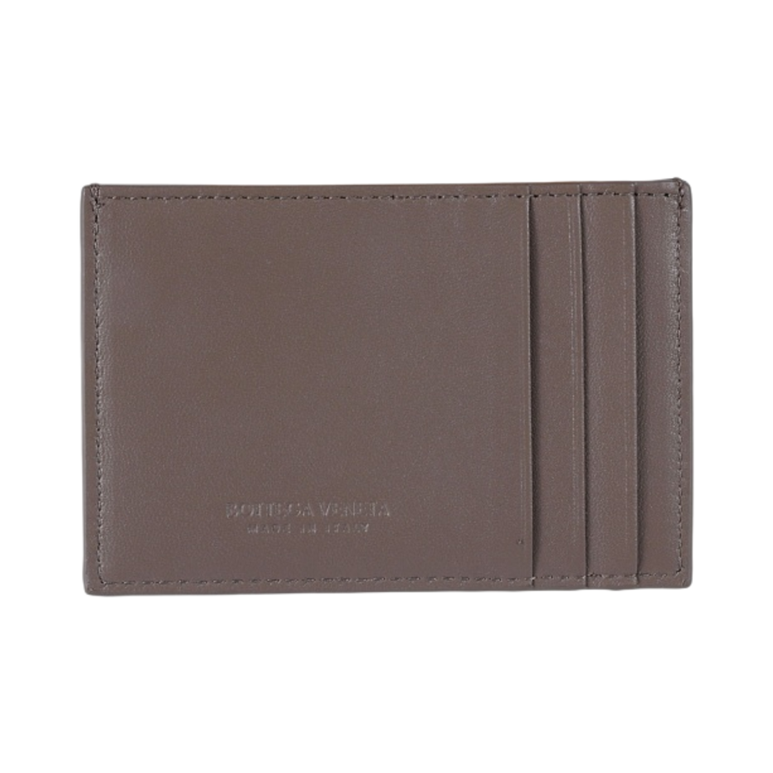 보테가 베네타 레더 카드 케이스 토프 그레이(Bottega Veneta Leather Credit Card Case Taupe Grey) - 2