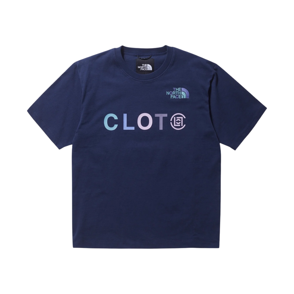 노스페이스 x 클랏 로고 숏슬리브 티셔츠 네이비(The North Face x Clot Logo S/S T-Shirt Navy) - 1