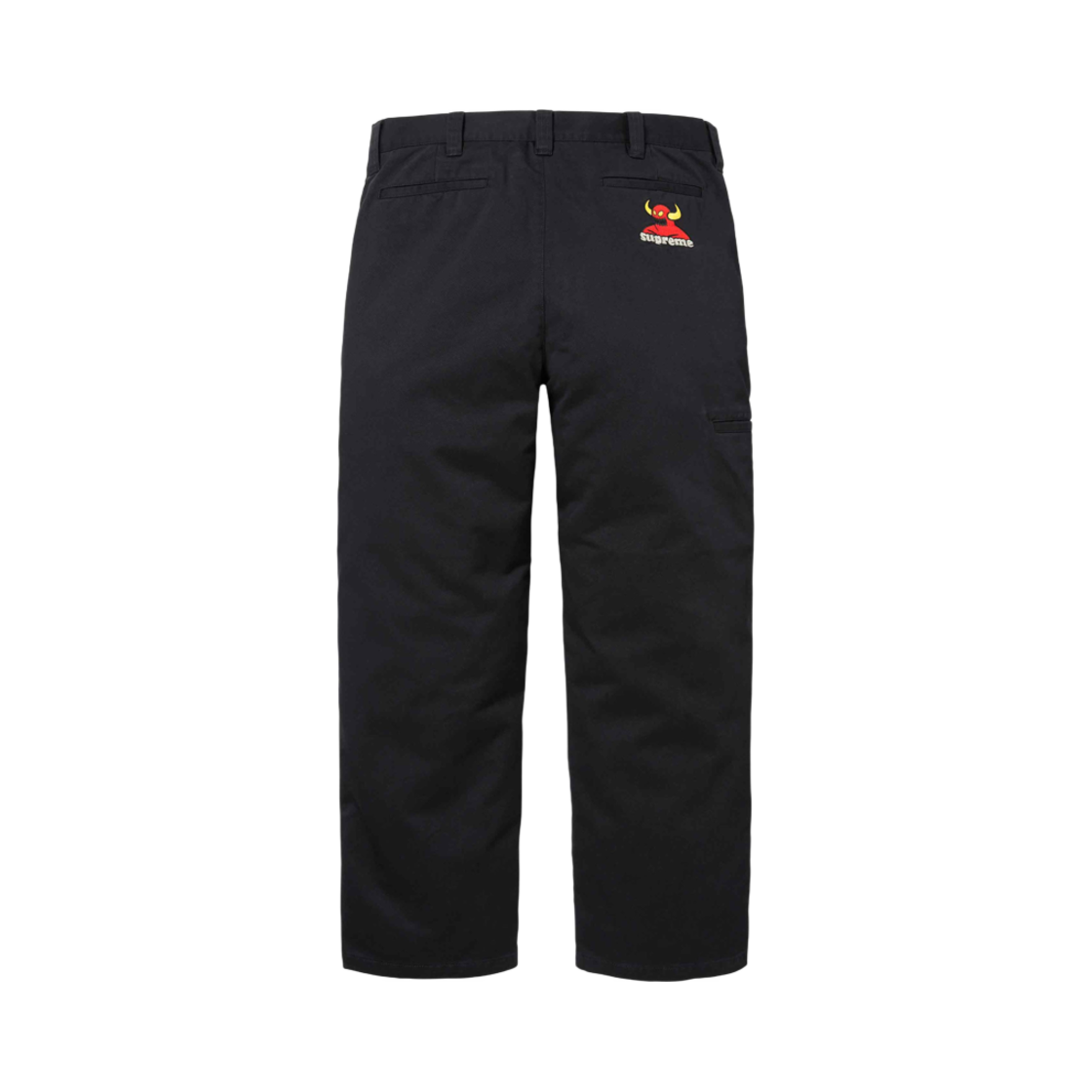 슈프림 x 토이 머신 워크 팬츠 블랙 - 24SS(Supreme x Toy Machine Work Pant Black - 24SS) - 1