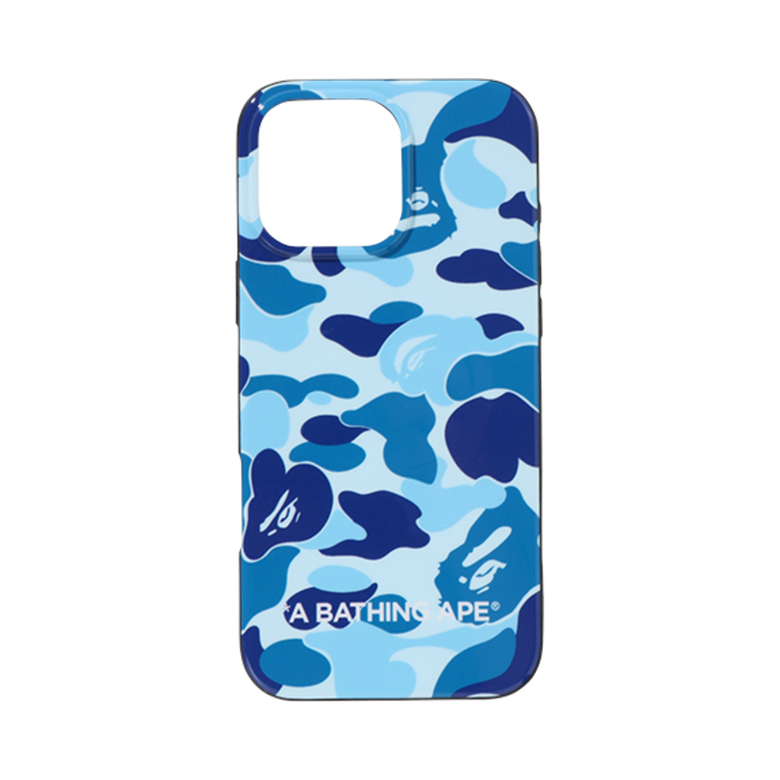 0ZXECM182075N BAPE ABC Camo iPhone 16 Pro Max Case Blue