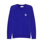 Maison Kitsune Dressed Fox Patch Classic Sweatshirt Deep Blue