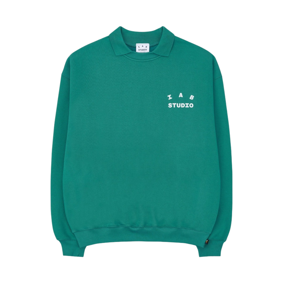 아이앱 스튜디오 럭비 스웨트셔츠 민트 - 더현대 서울 한정(IAB Studio Rugby Sweatshirt Mint - The Hyundai Seoul Exclusive)