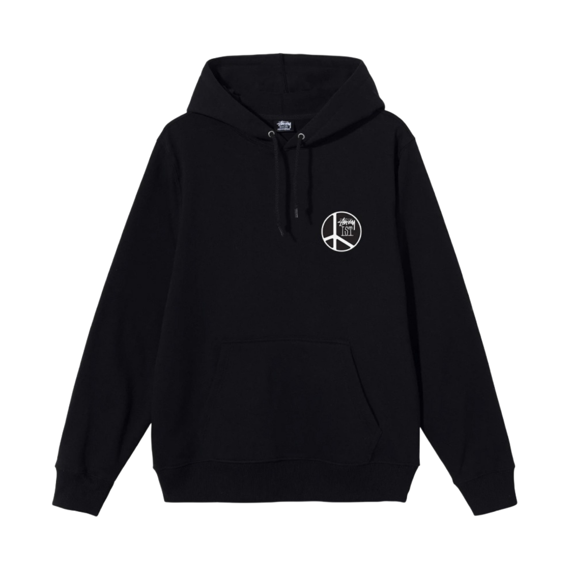 스투시 피스 닷 후드 블랙(Stussy Peace Dot Hoodie Black) - 2