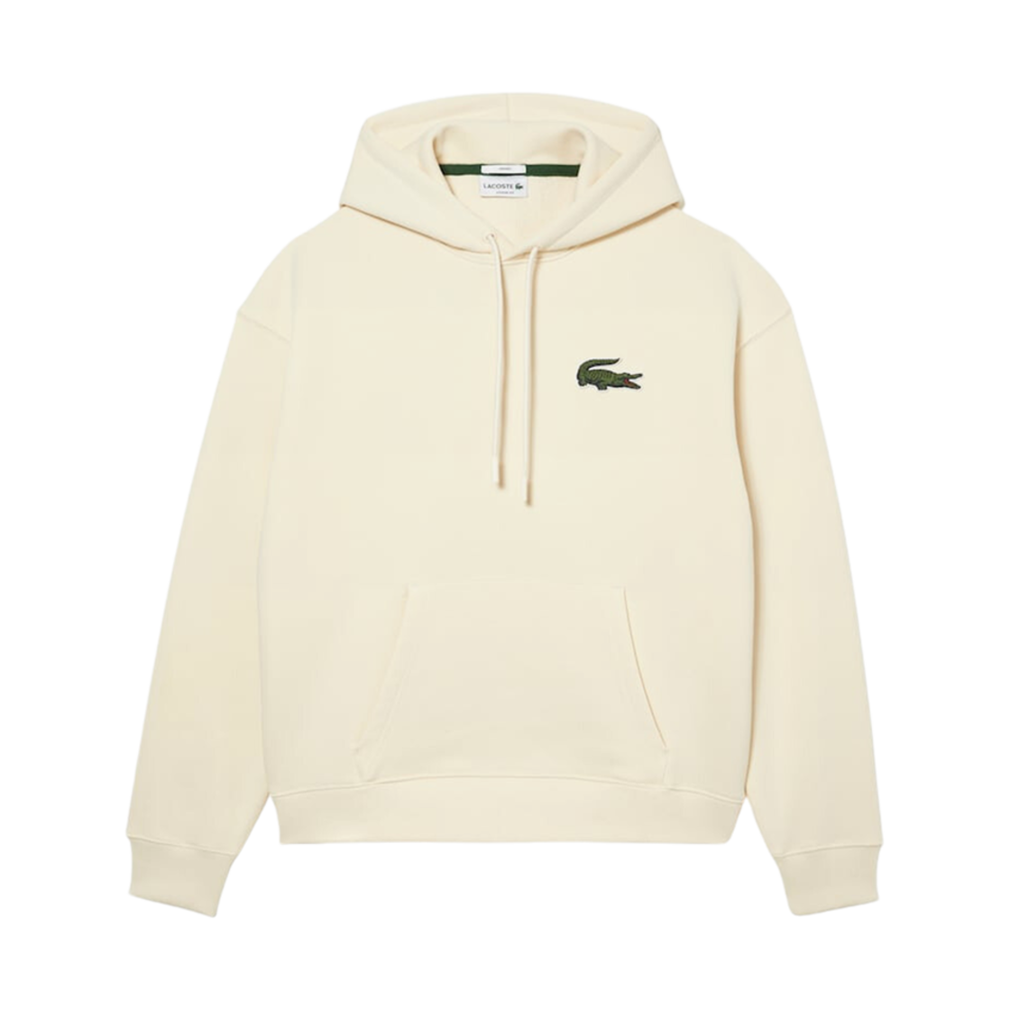 라코스테 80's 빅 크록 후드 스웨트셔츠 화이트(Lacoste 80's Big Croc Hoodie Sweatshirt White) - 1