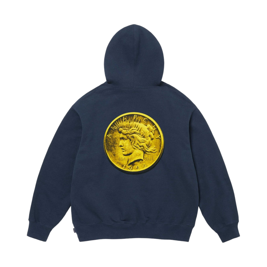 - Supreme Anarchy Hooded Sweatshirt Navy - 24FW