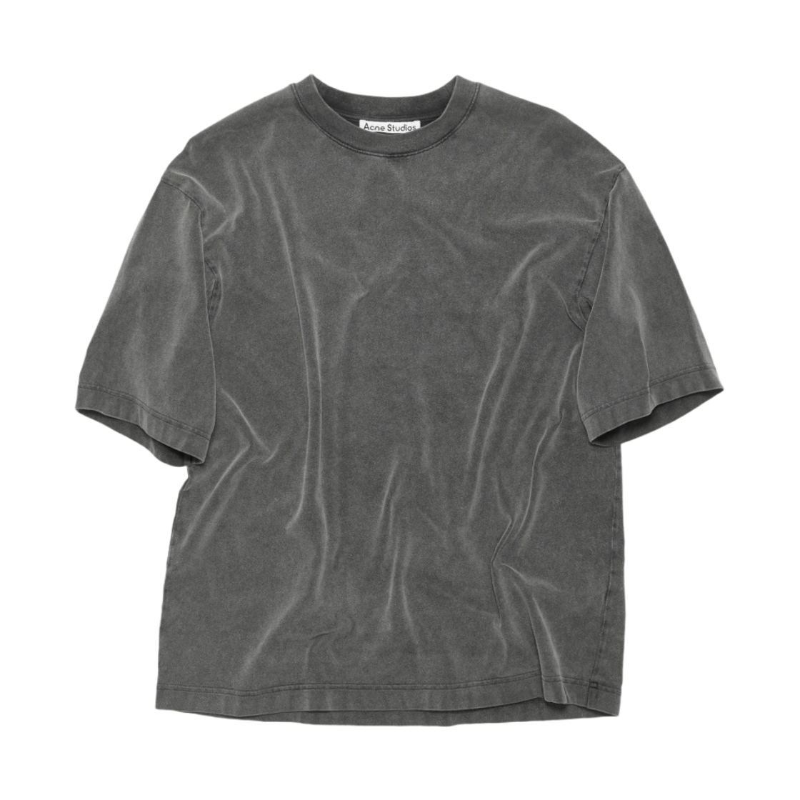 아크네 스튜디오 크루넥 티셔츠 페이디드 블랙(Acne Studios Crewneck T-Shirt Faded Black) - 1