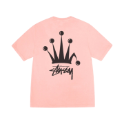 Stussy Regal Crown Pigment Dyed T-Shirt Coral