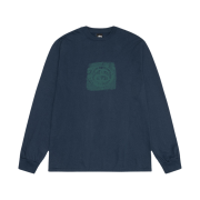 Stussy Mono LS T-Shirt Navy