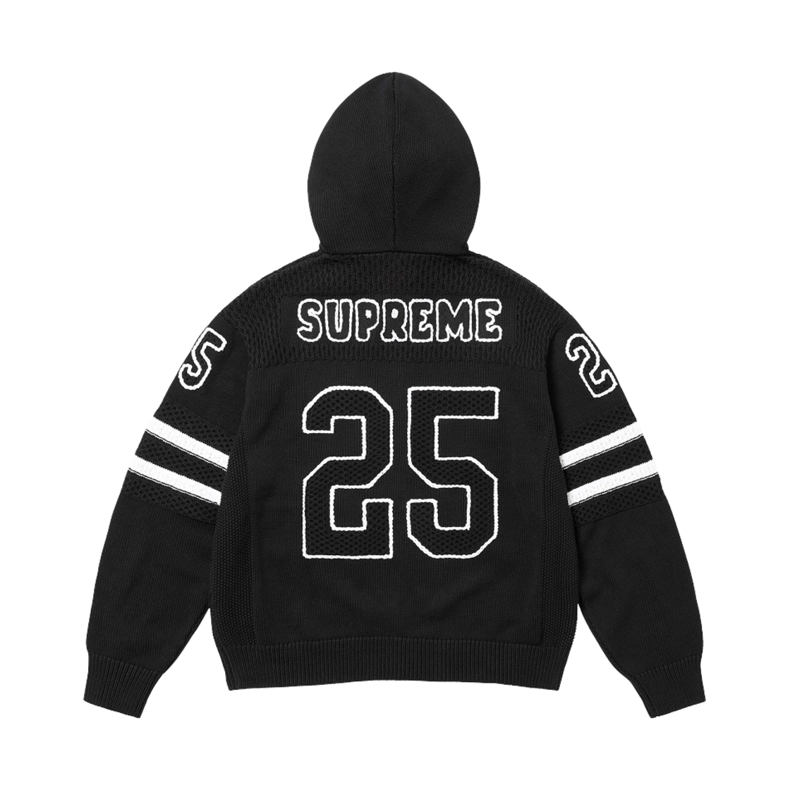 슈프림 스포츠 집업 후드 스웨터 블랙 - 25SS(Supreme Sport Zip Up Hooded Sweater Black - 25SS)