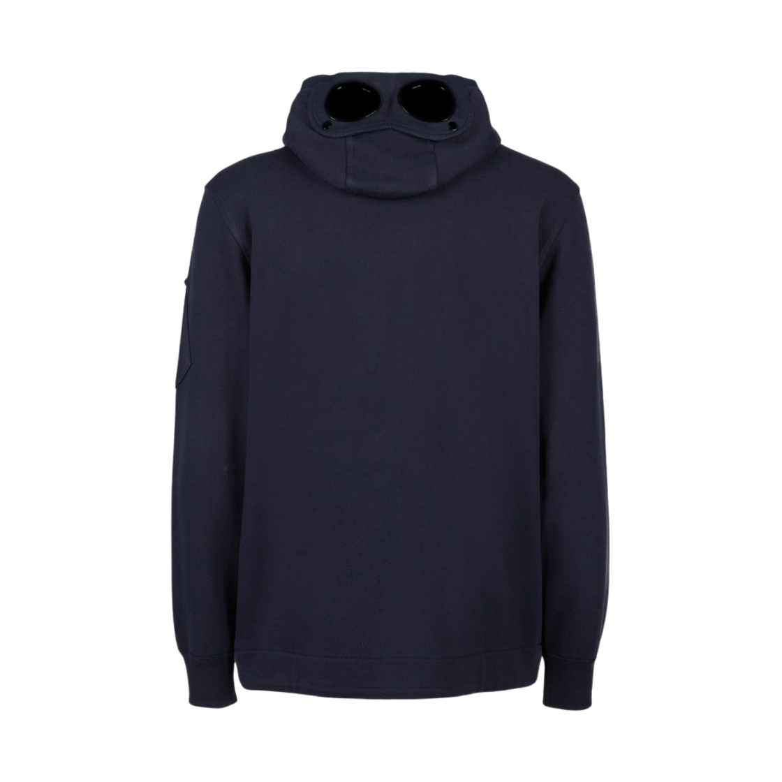 13CMSS055A005086W888 C.P. Company Diagonal Raised Fleece Goggle Zipped Hoodie Navy - 22FW - #2