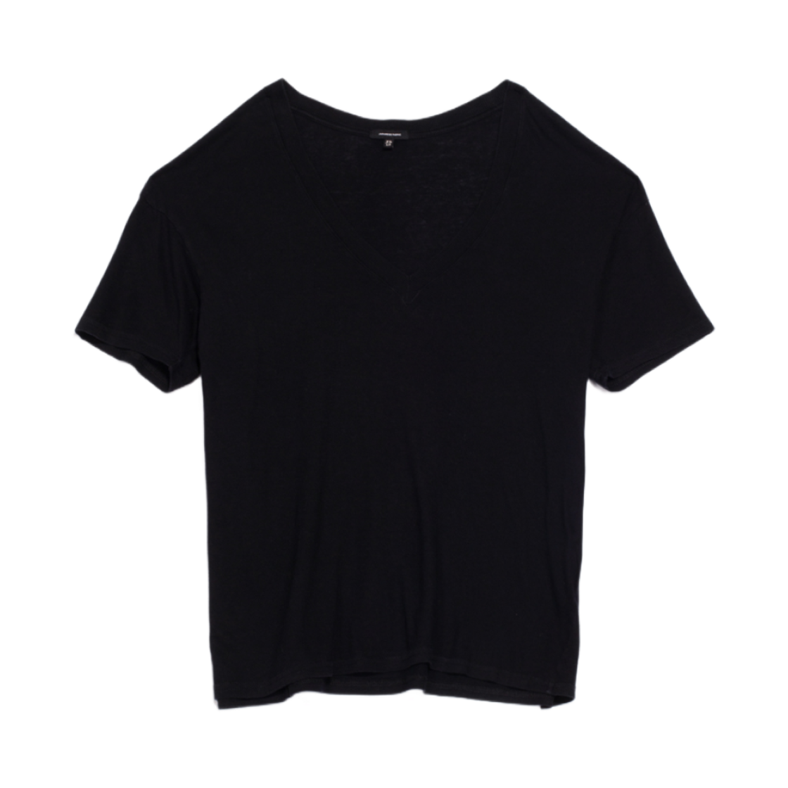 R13WK143-001BA (W) R13 Relaxed Cashmere V-Neck Black