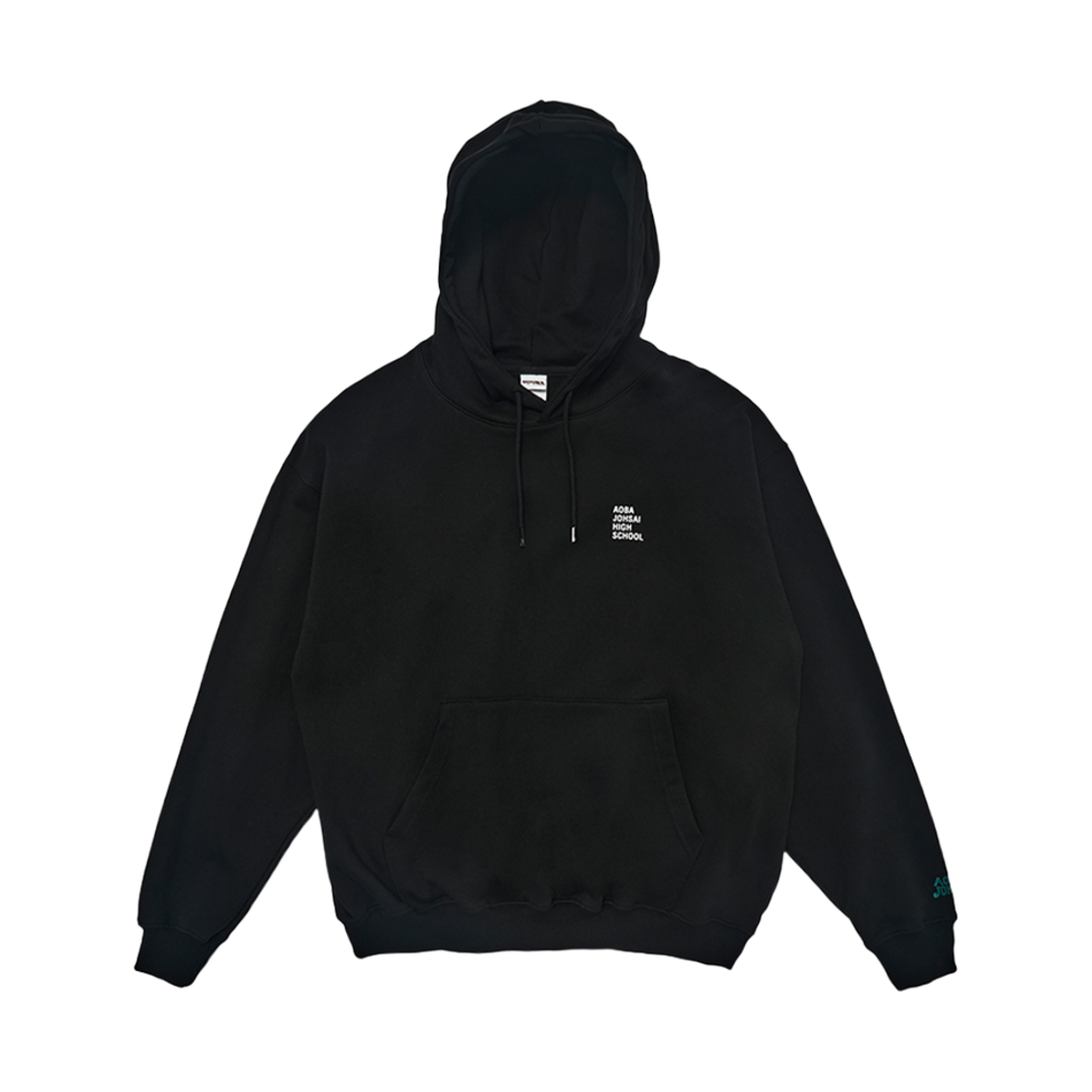 이어스트 x 하이큐!! 스쿨 후디 블랙 아오바 조사이(EERST x HAIKYU!! School Hoodie Black Aoba Johsai)