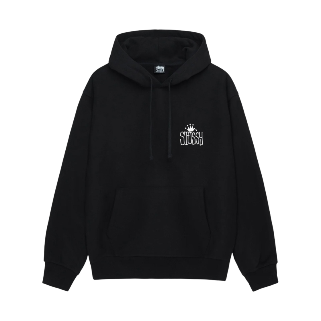 스투시 크라운 인터내셔널 후드 블랙(Stussy Crown International Hoodie Black) - 2