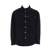 Wooyoungmi Denim Back Logo Shirt Black - 23SS