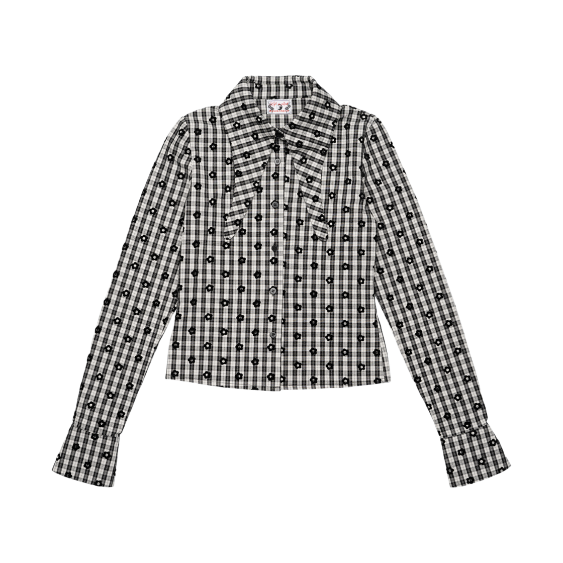 러프넥 롱 카라 셔츠 체크(Roughneck Long Collar Shirt Check)